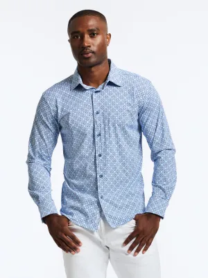 CASPIAN LONG SLEEVE BUTTON DOWN SHIRT