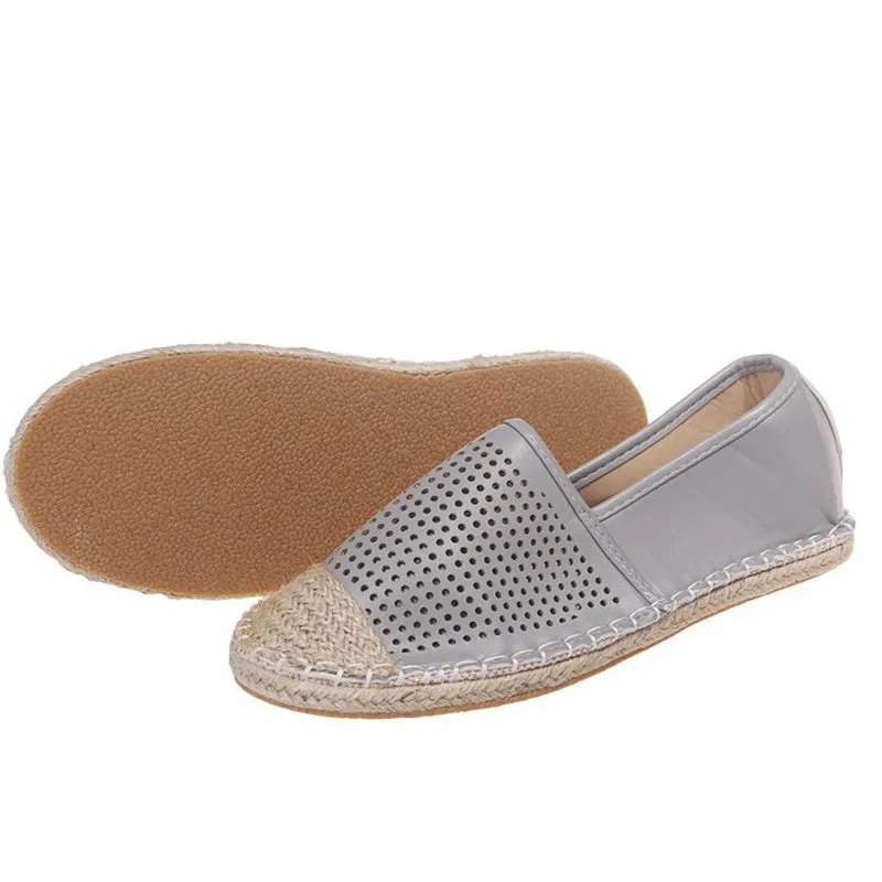 Casual Fashion Wild Straw Lazy Flat Fisherman Shoes Female
