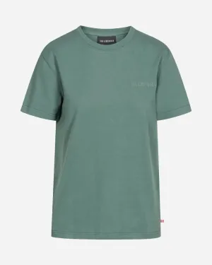 Casual M Tee - Dusty Logo Green