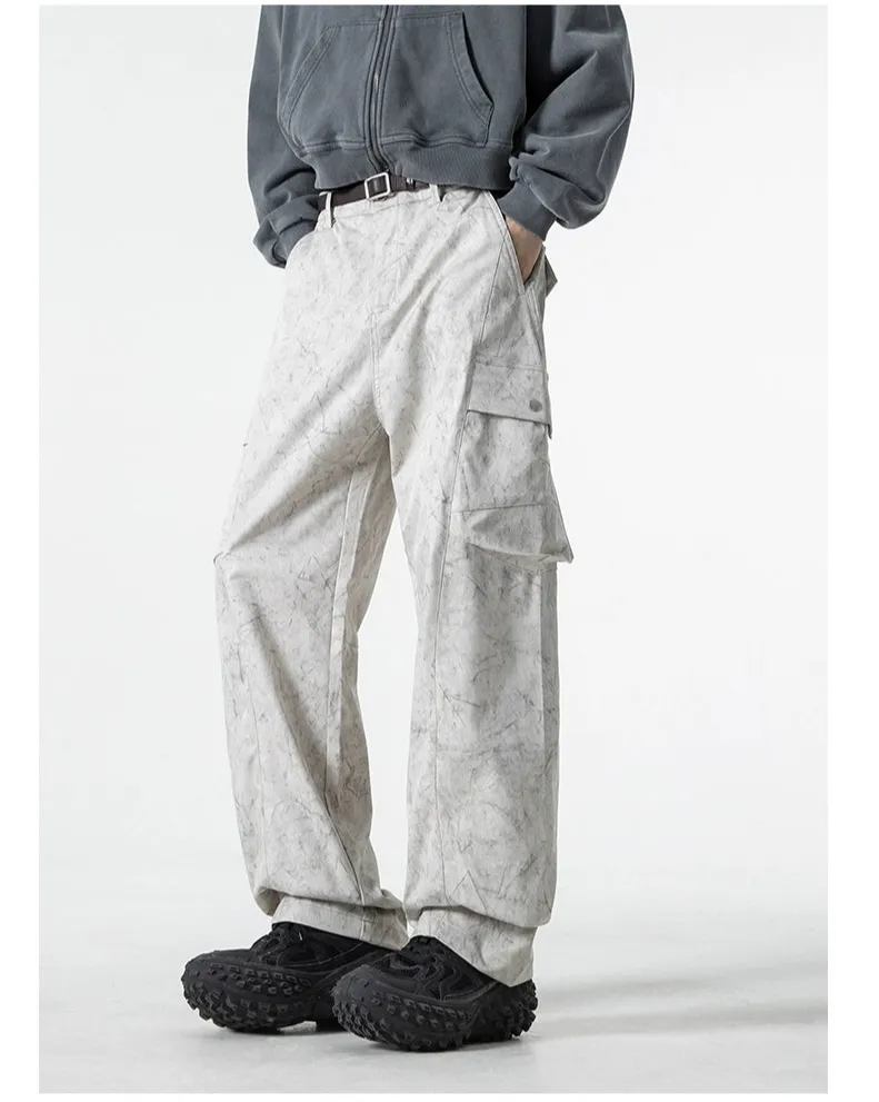 Casual Wide-Leg Cargo Pants
