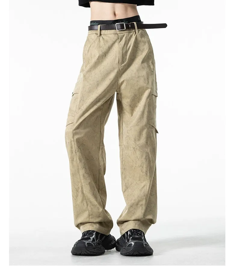 Casual Wide-Leg Cargo Pants