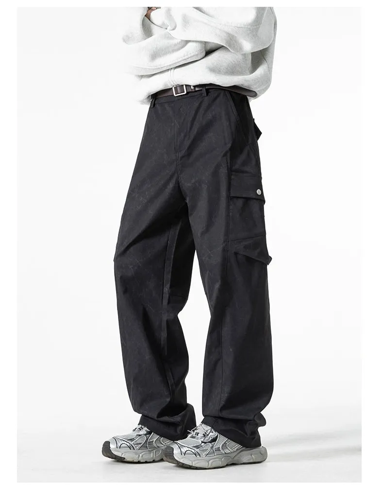 Casual Wide-Leg Cargo Pants