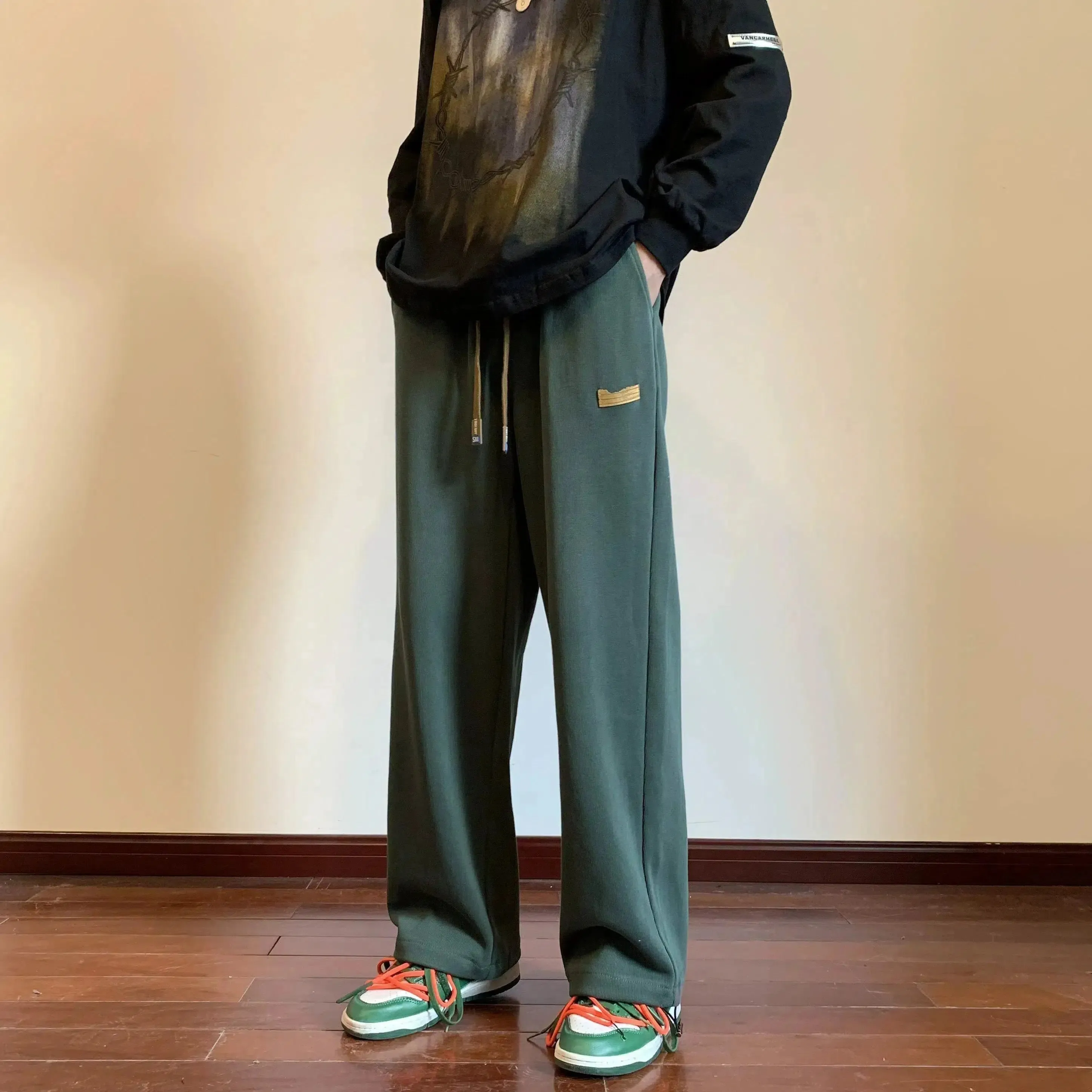Casual Wide Leg Drape Sweatpants