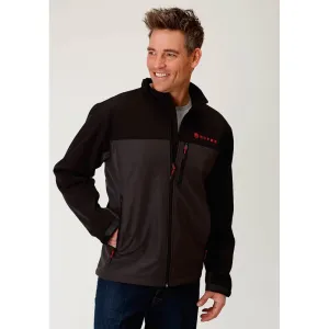 CL03-097-0780-7107-XXXL-Blk Gray Jacket Roper Softshell Hi Tech