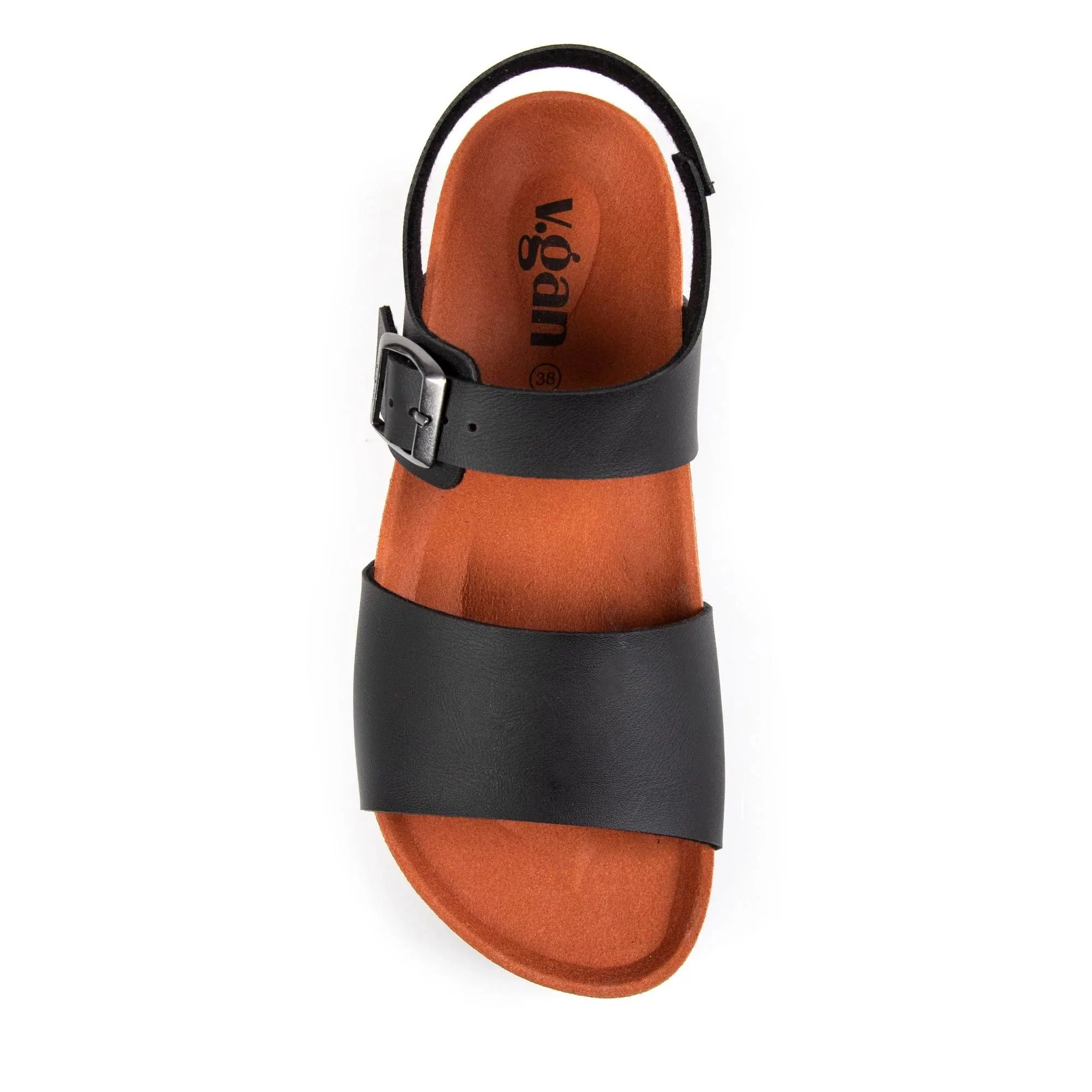Clove Women's Vegan Flatform Sandals | Black