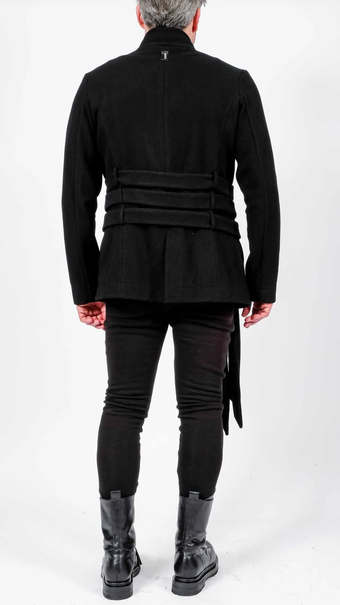 Coat with 3 Belts