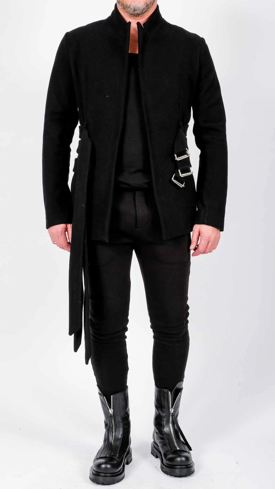 Coat with 3 Belts