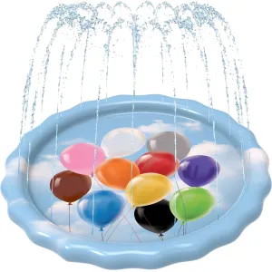Color Balloons Splash Pad, Baby Pool, & Sprinkler