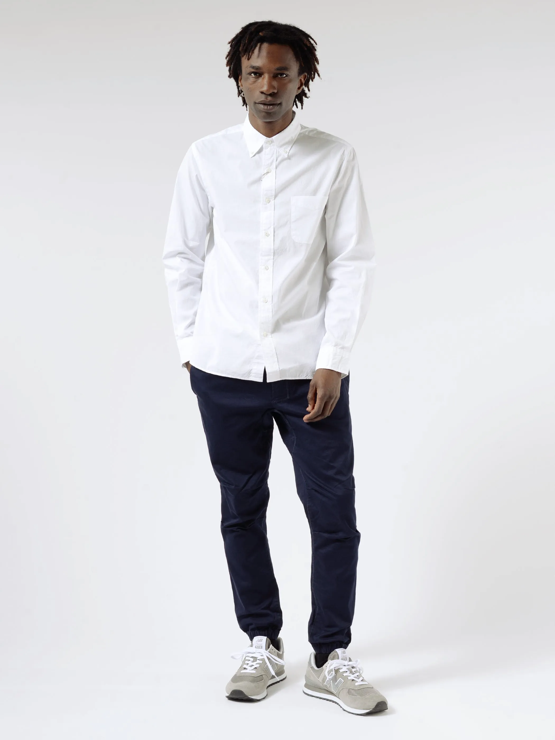 Colour Broad Button-Down Shirt