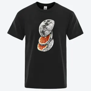Creative Moon Citrus Graphic T-Shirts