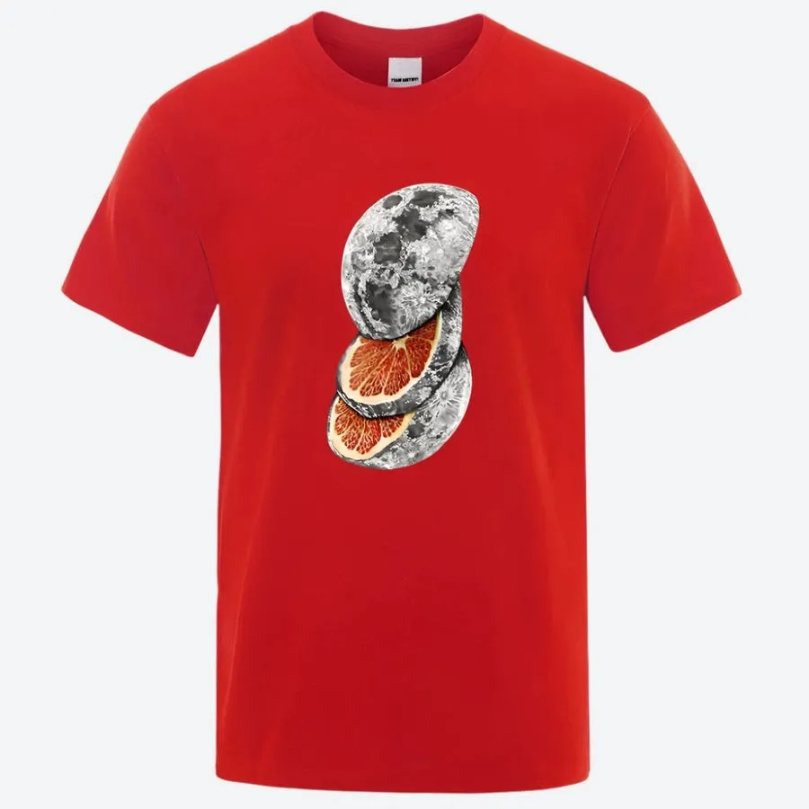 Creative Moon Citrus Graphic T-Shirts
