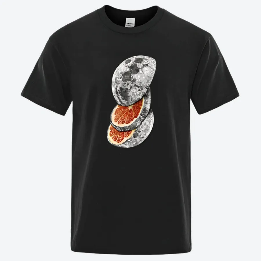 Creative Moon Citrus Graphic T-Shirts