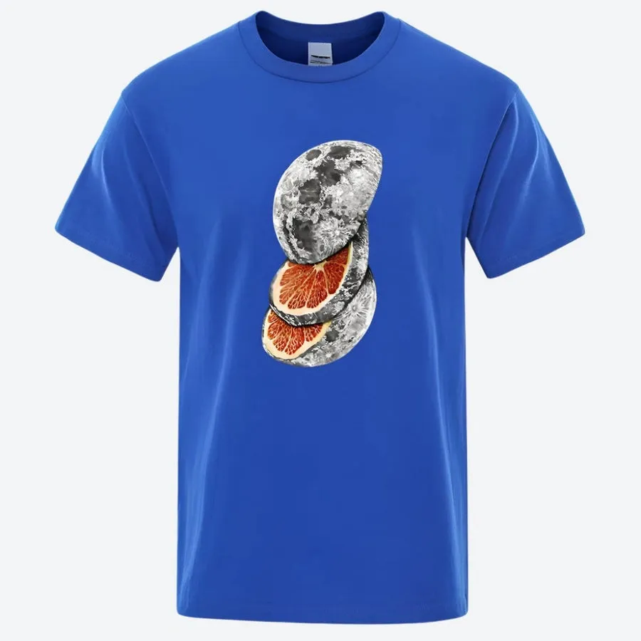 Creative Moon Citrus Graphic T-Shirts