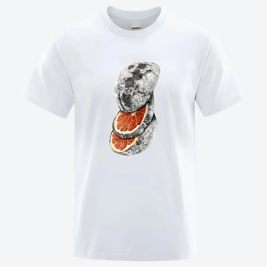 Creative Moon Citrus Graphic T-Shirts