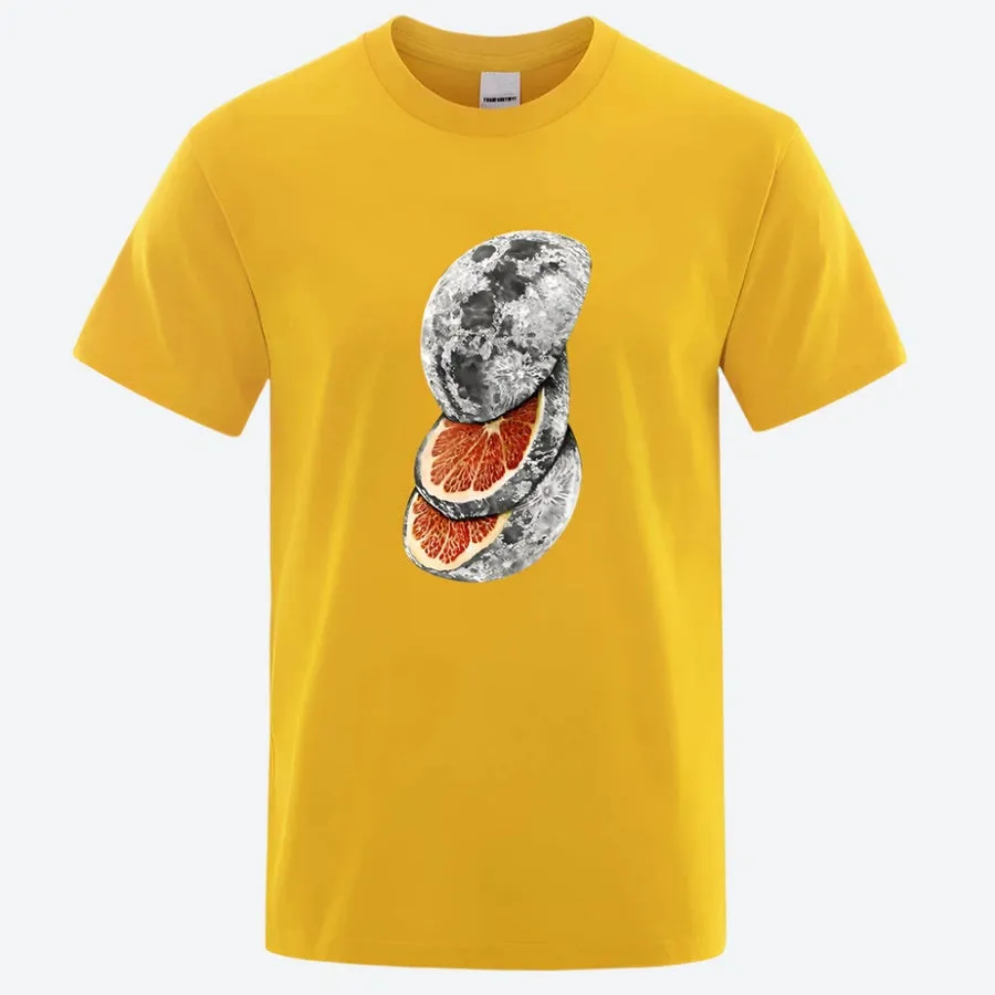 Creative Moon Citrus Graphic T-Shirts