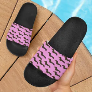 Dachshund Slides - Pink