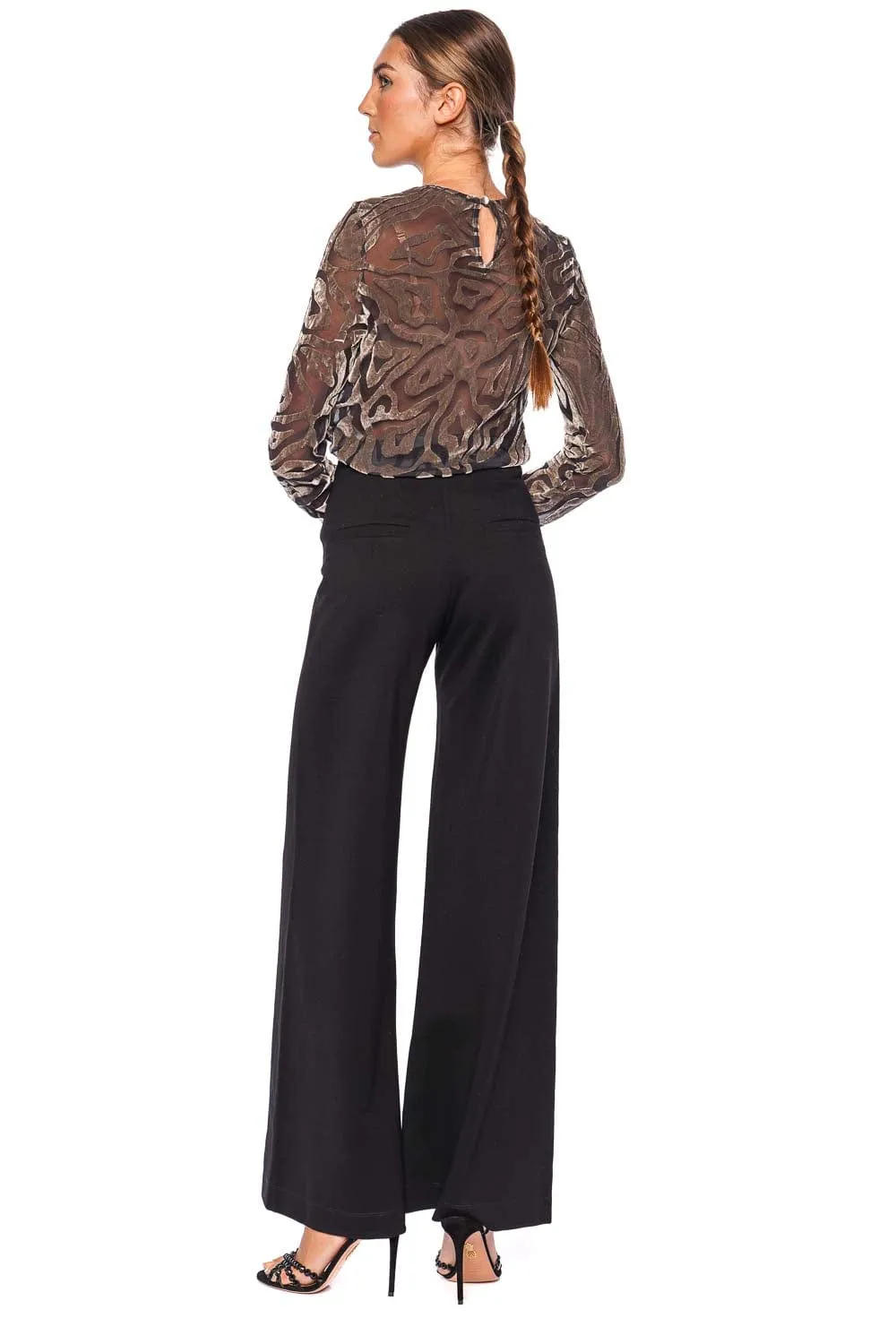 Das Vida Crepe Wide Leg Pants