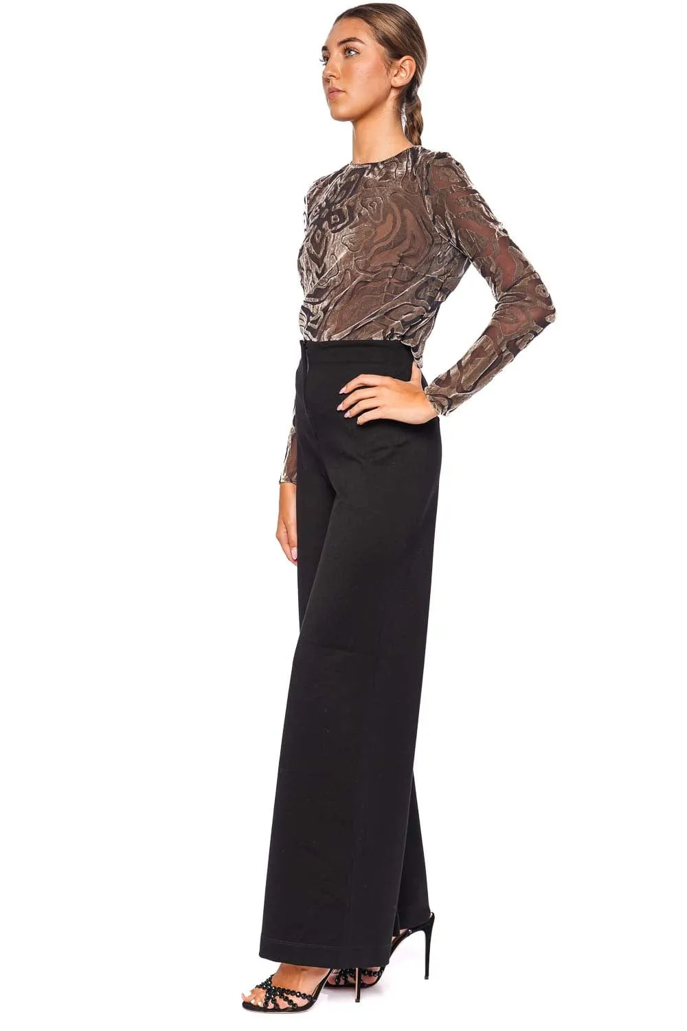 Das Vida Crepe Wide Leg Pants