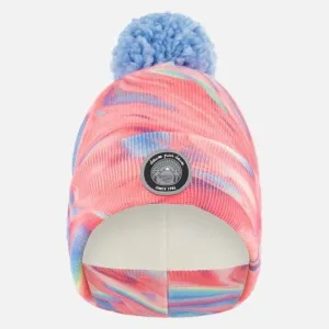Deux par Deux - Knit Hat Pink And Air Blue Marble