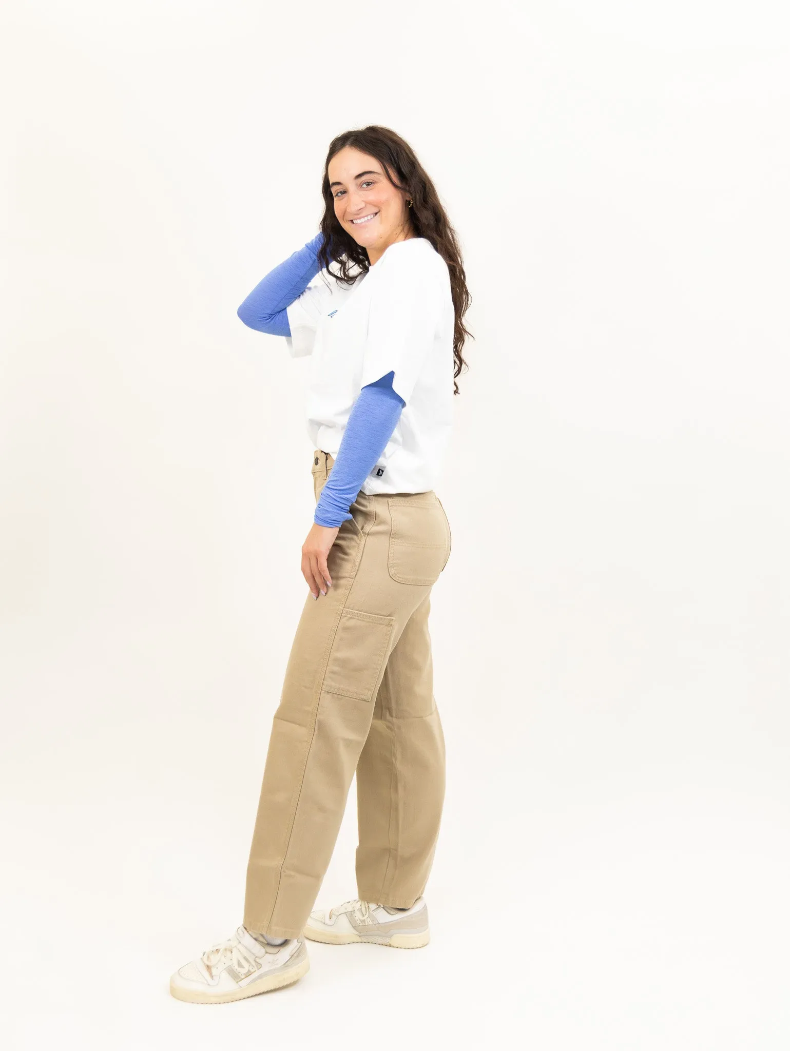 Dickies Women's Duck Canvas Pants - Stonewashed Desert Sand