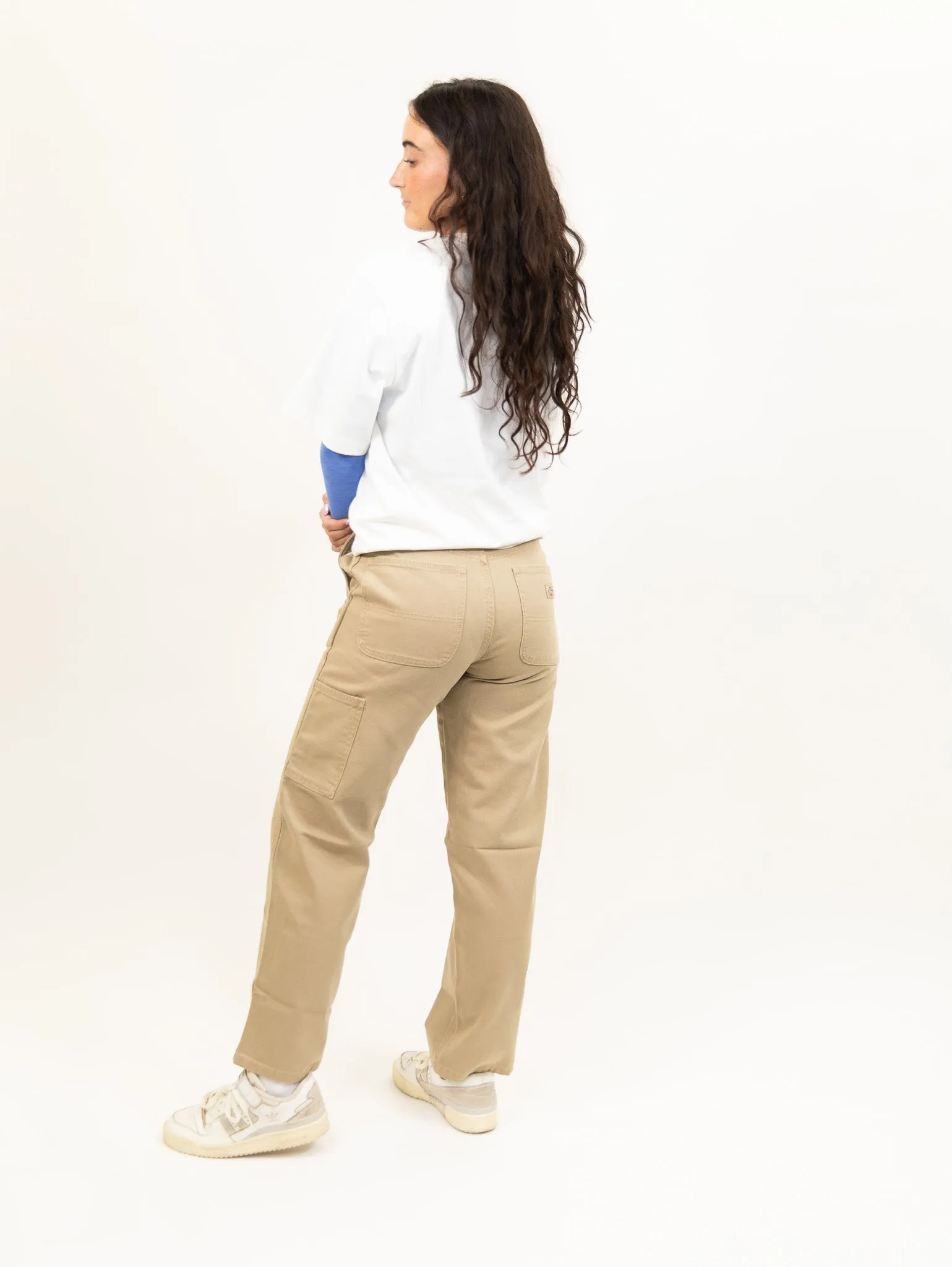 Dickies Women's Duck Canvas Pants - Stonewashed Desert Sand