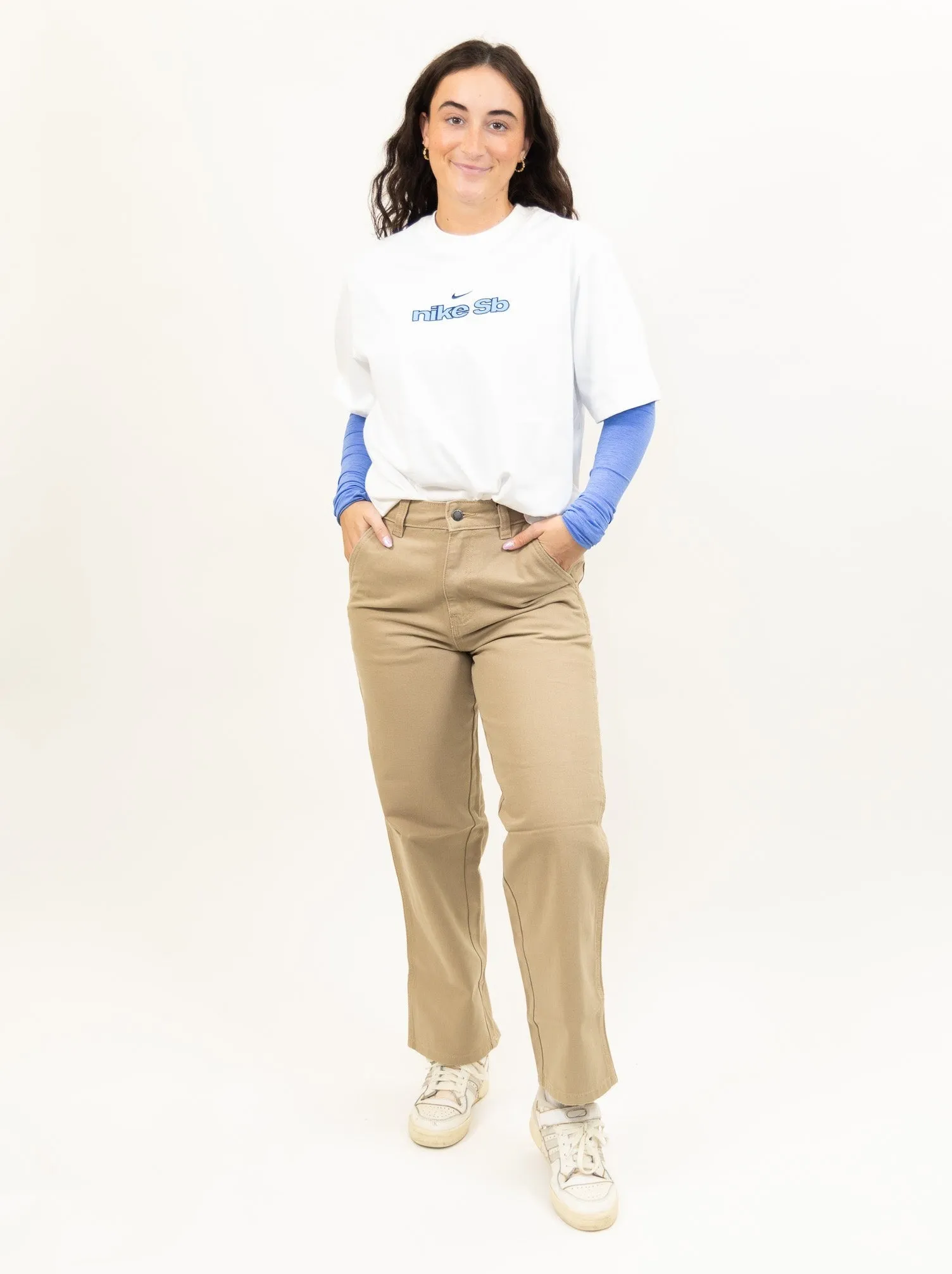 Dickies Women's Duck Canvas Pants - Stonewashed Desert Sand
