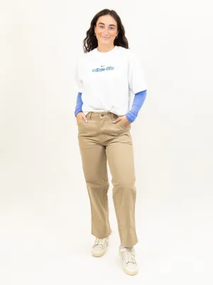 Dickies Women's Duck Canvas Pants - Stonewashed Desert Sand