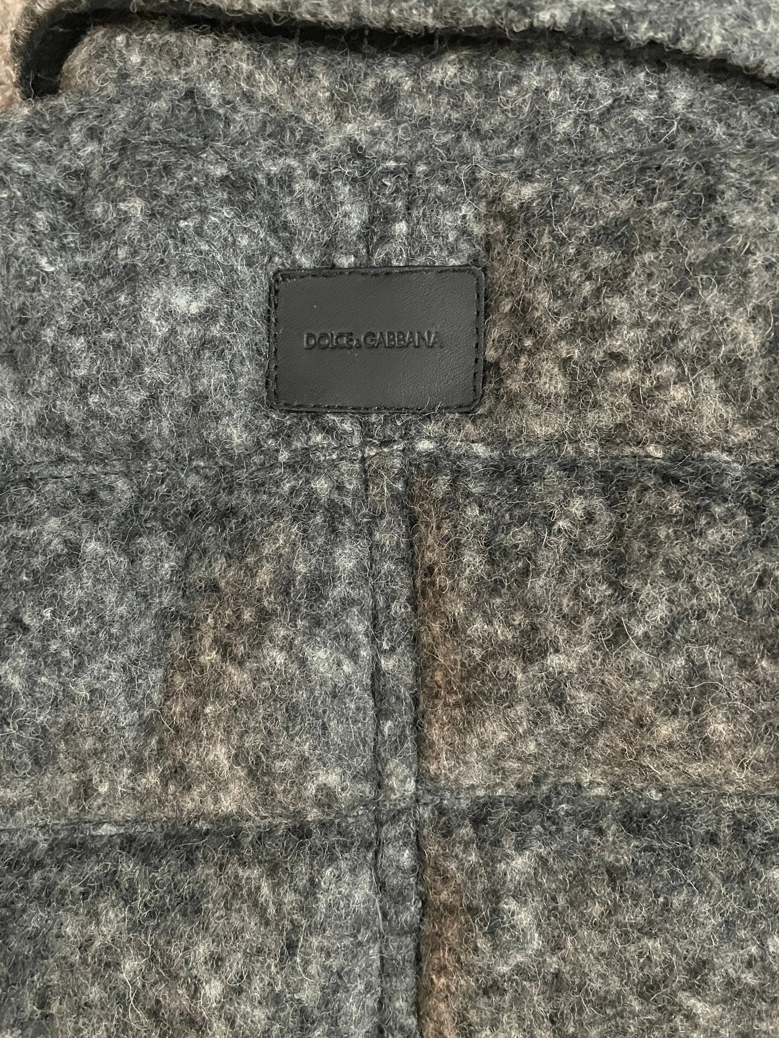Dolce & Gabbana wool/down coat - 3