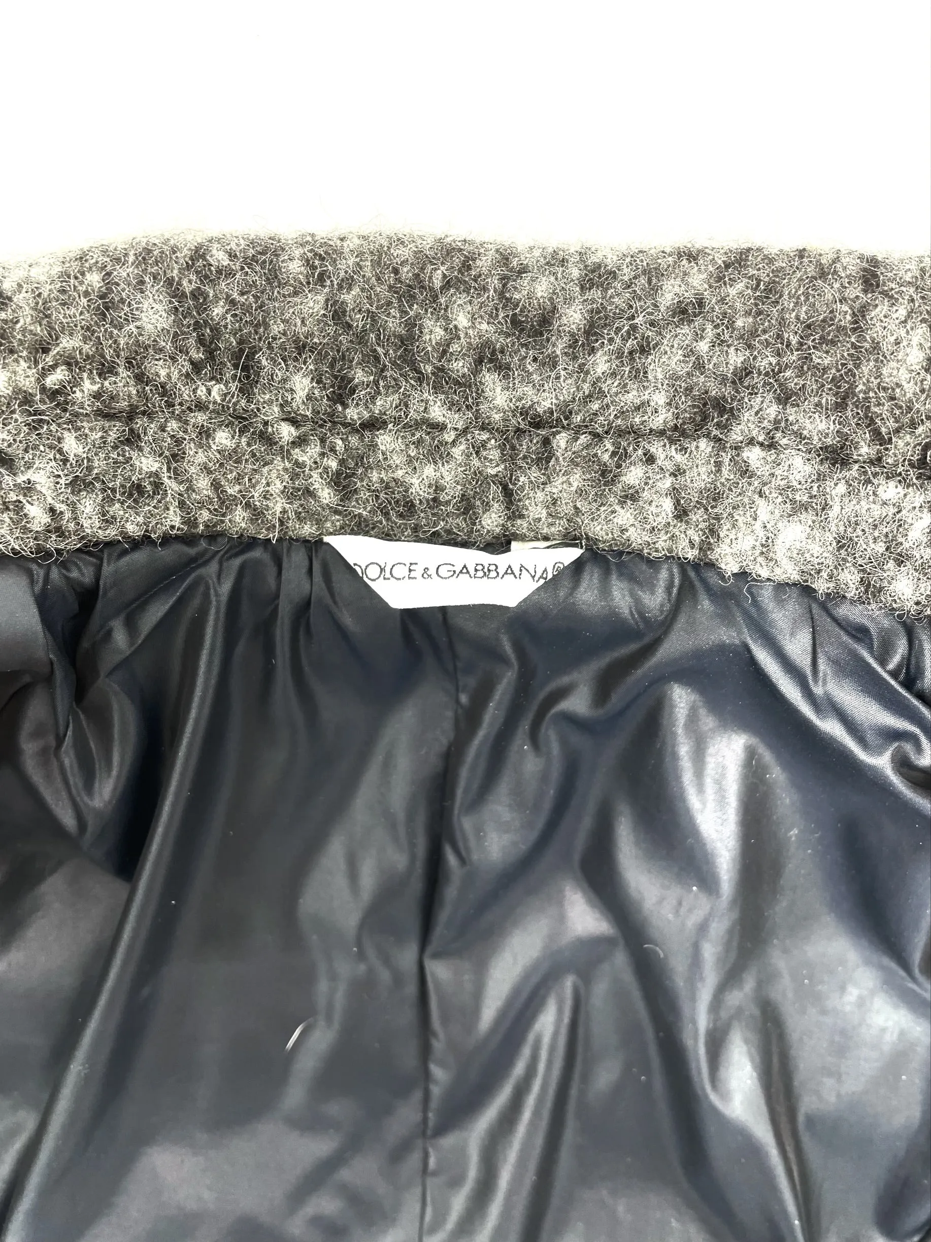 Dolce & Gabbana wool/down coat - 3