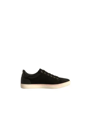 Dolce&Gabbana Men Black Sneakers Suede Leather Athletic Flat Trainer Shoes EU 39
