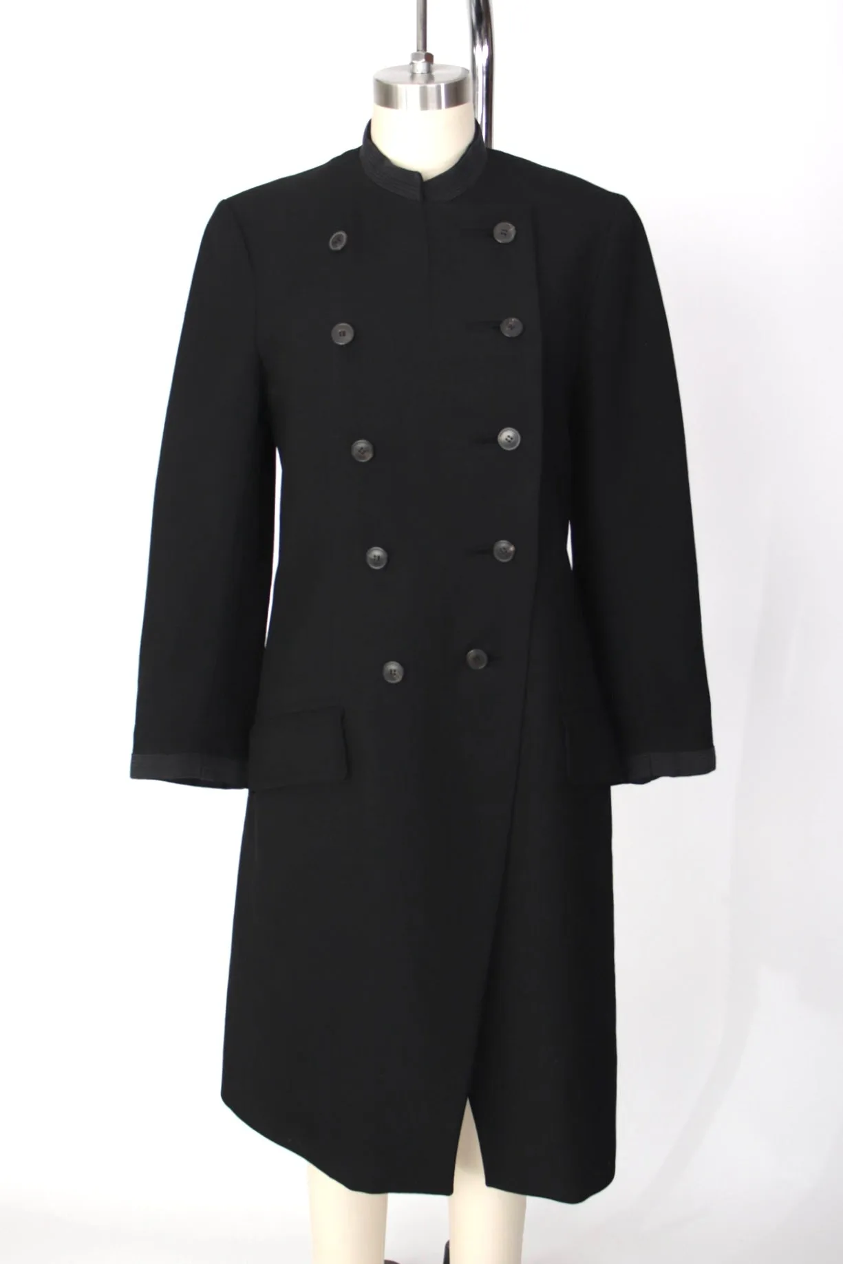 Dries Van Noten Wool Military Coat