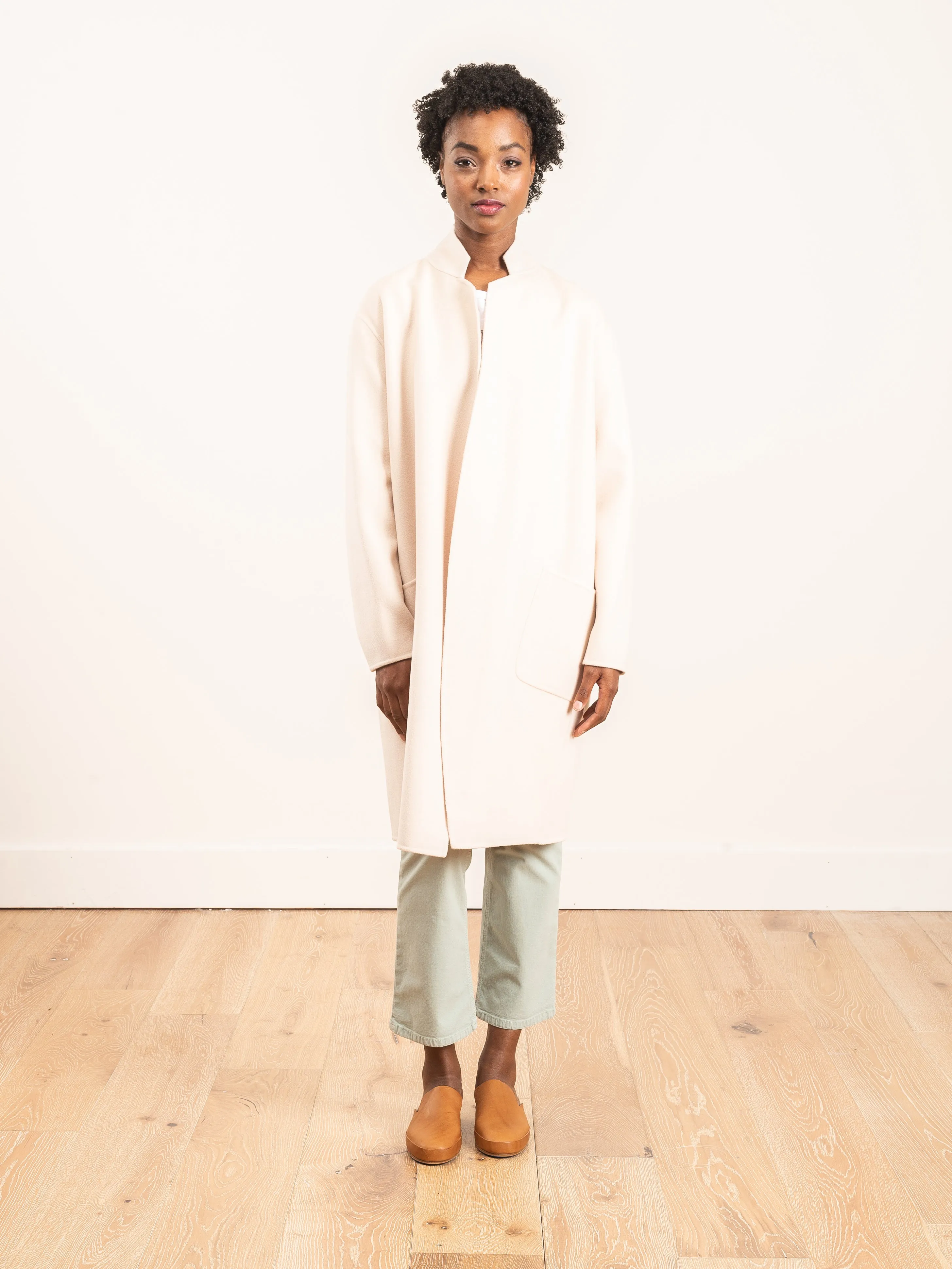 eleanor coat - blush