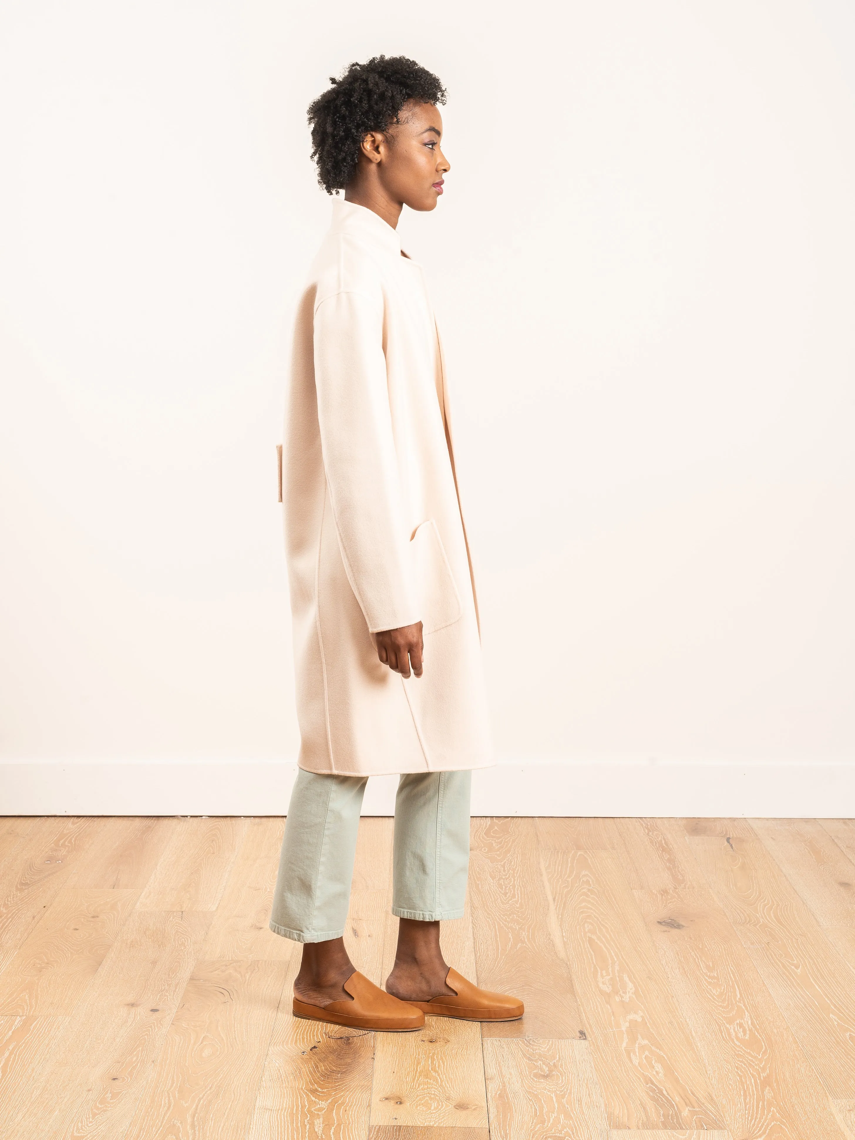 eleanor coat - blush