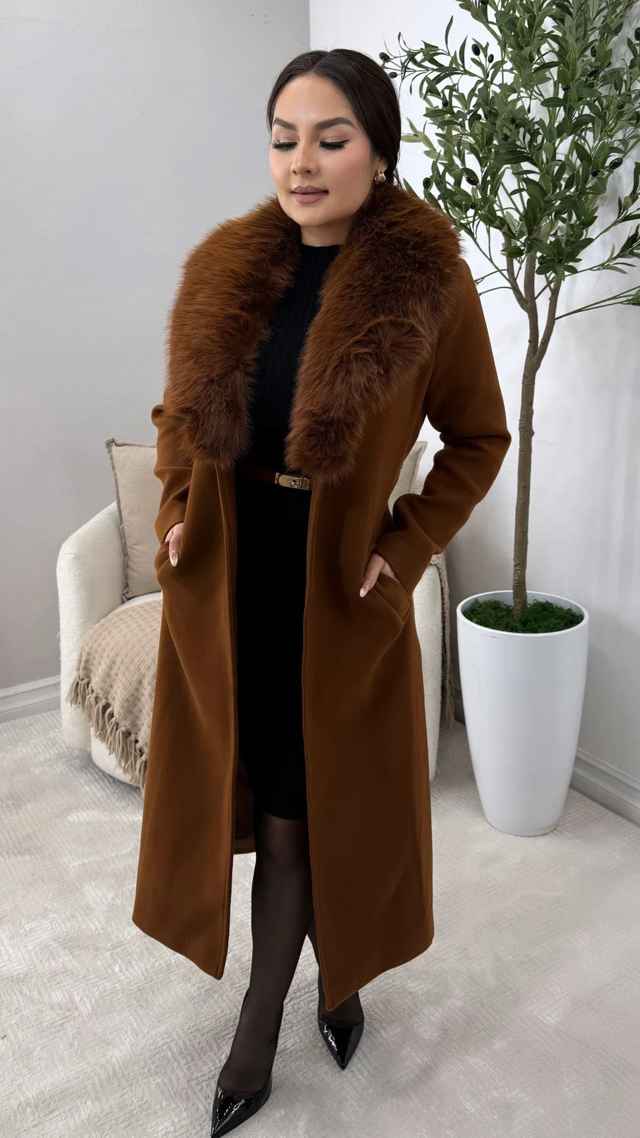 EMPIRE STATE CAMEL COAT