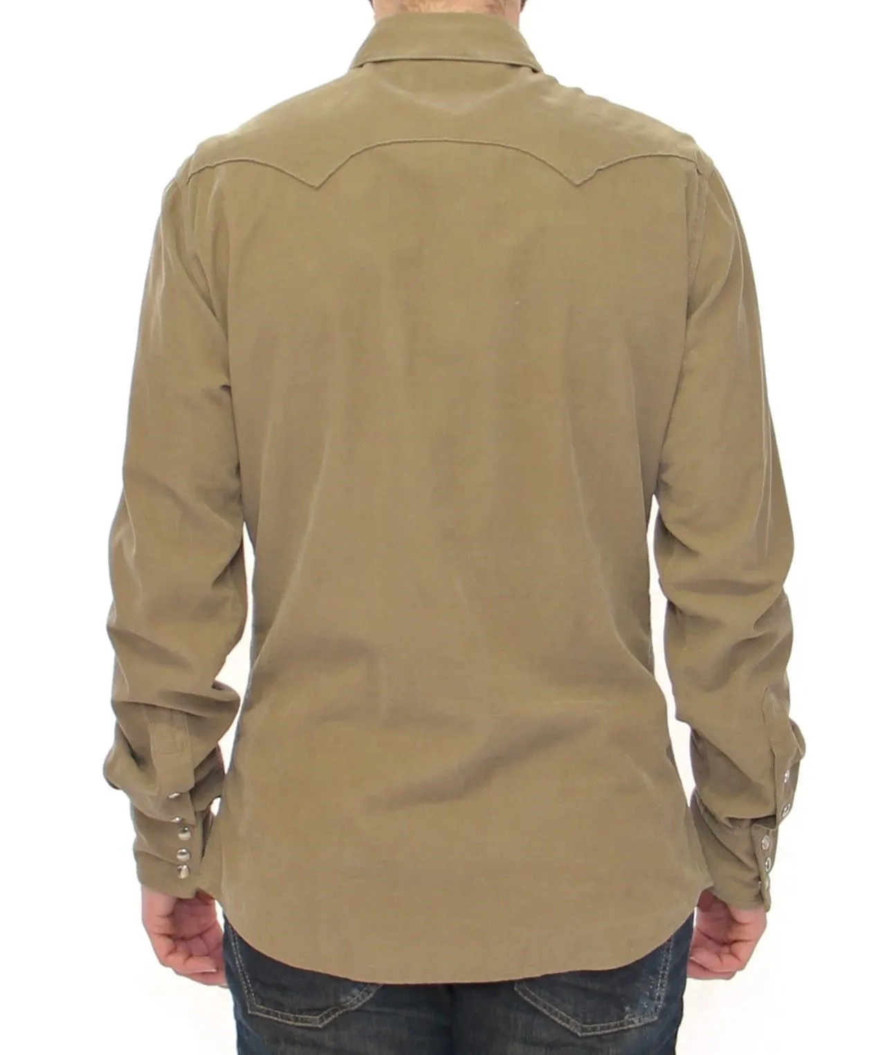 Exclusive Green Manchester Sicilia Casual Shirt