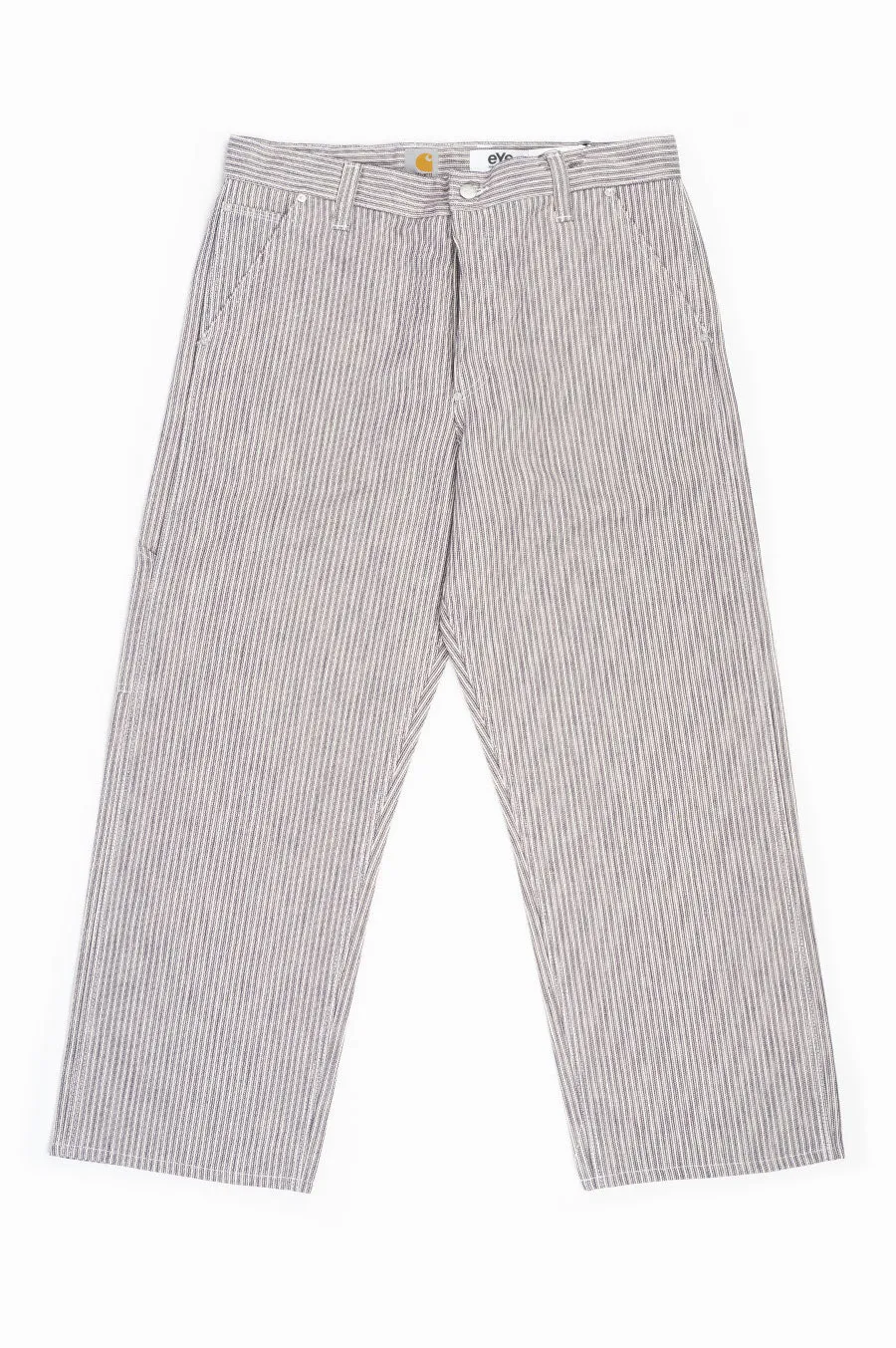 EYE JUNYA WATANABE MAN X CARHARTT STRIPE WORK PANTS NAVY