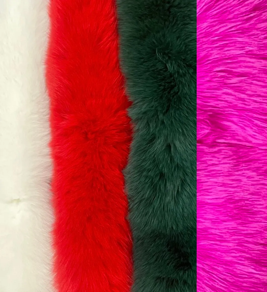 Fallon Aurielle Fox Fur Headband (Black)