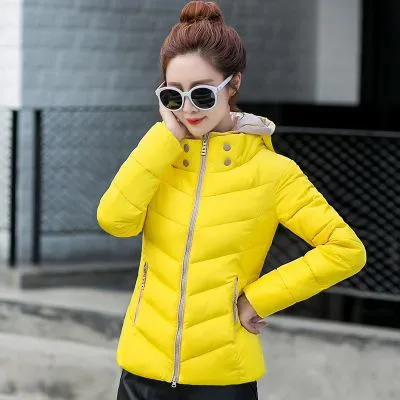 Fashion warm coat jacket thin Hooded women jacket coat for cold weather winter autumn spring coat jacket for warm outwear coat