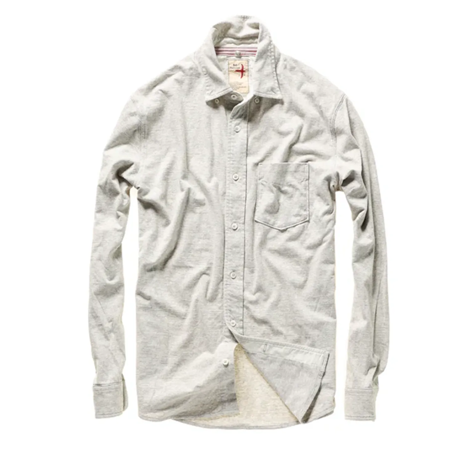 Fineline Knit Button Down Shirt