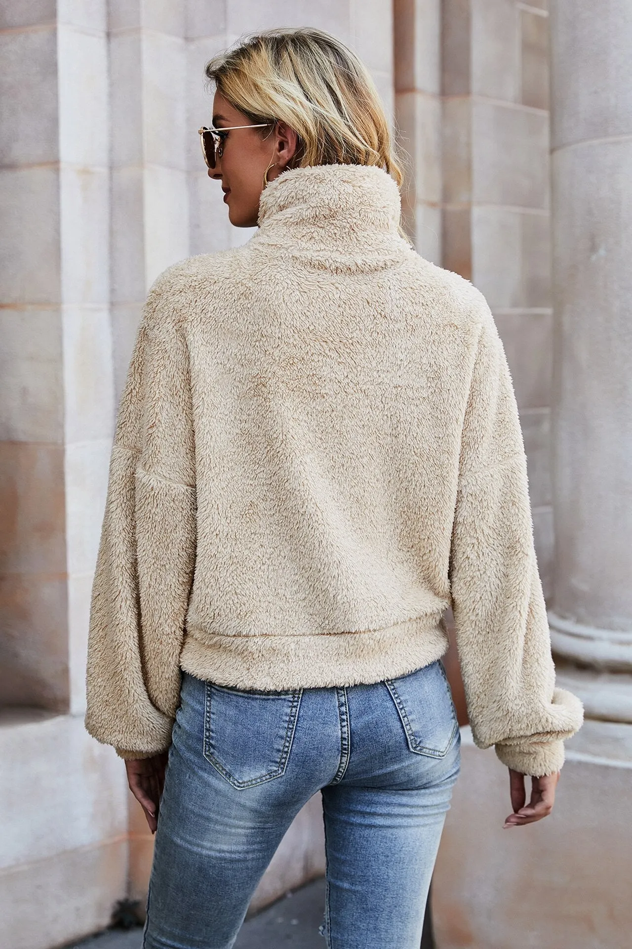 Fleece Thick Double-sided Collar Coat