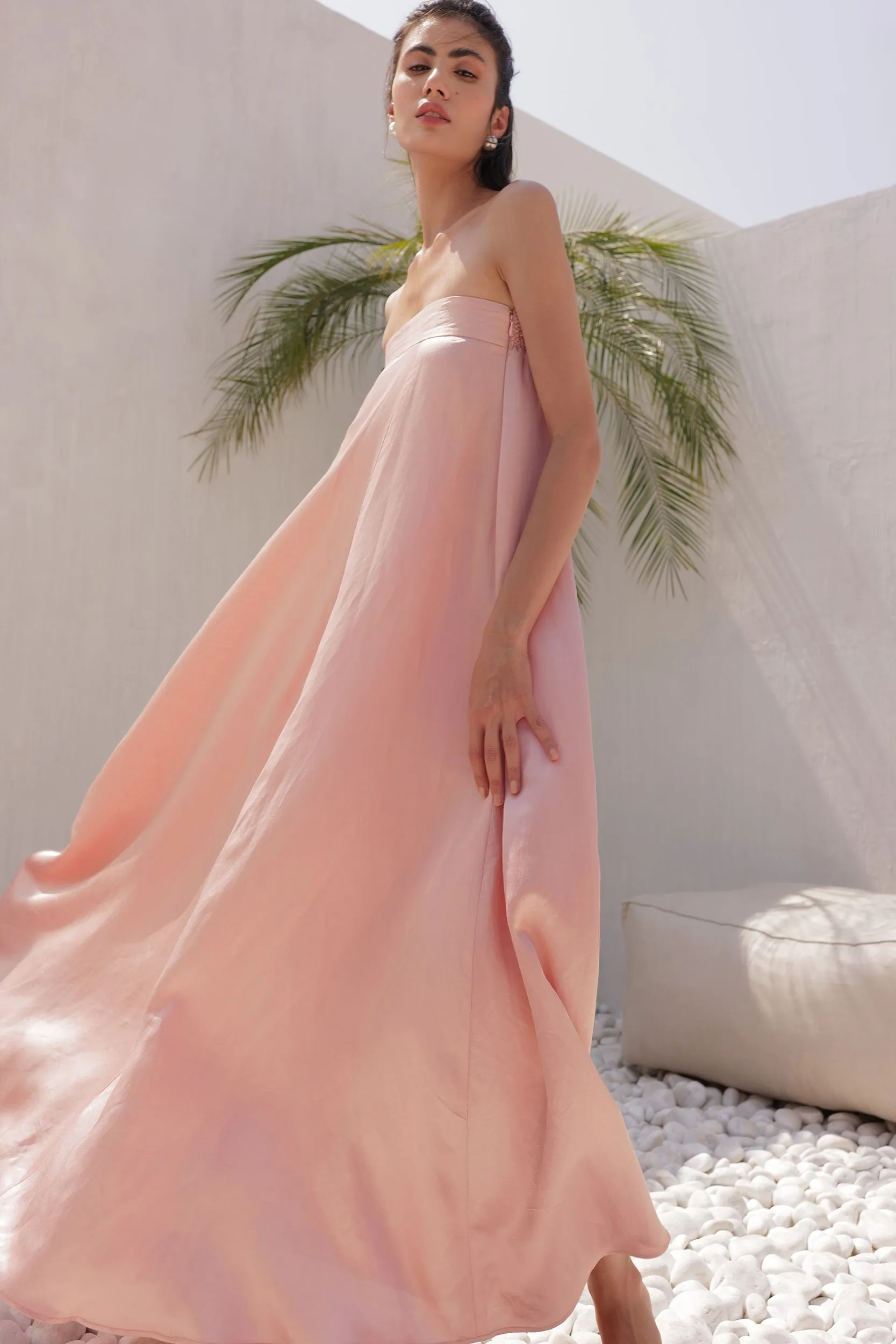 Florida Dress (Dusty Pink)