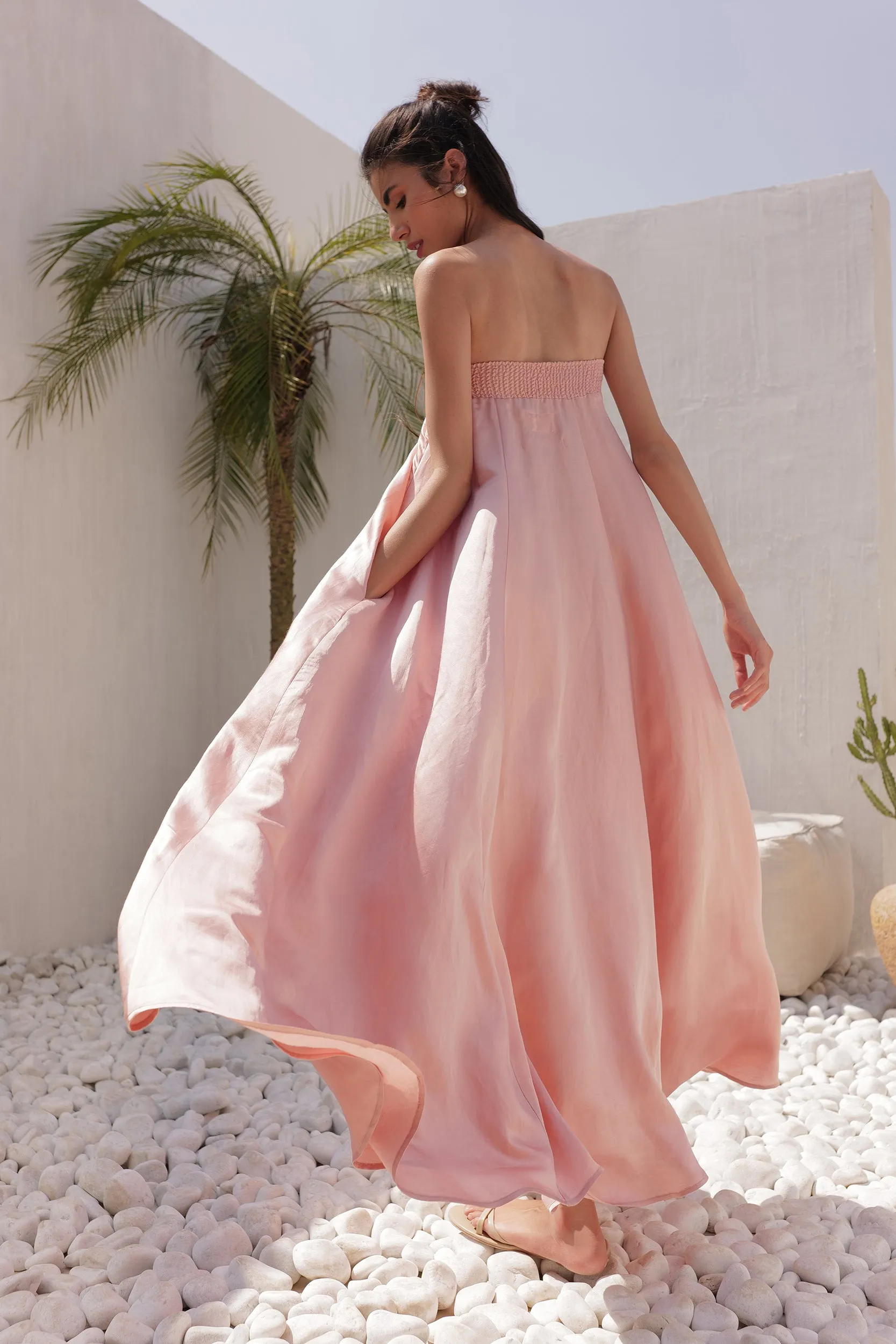 Florida Dress (Dusty Pink)