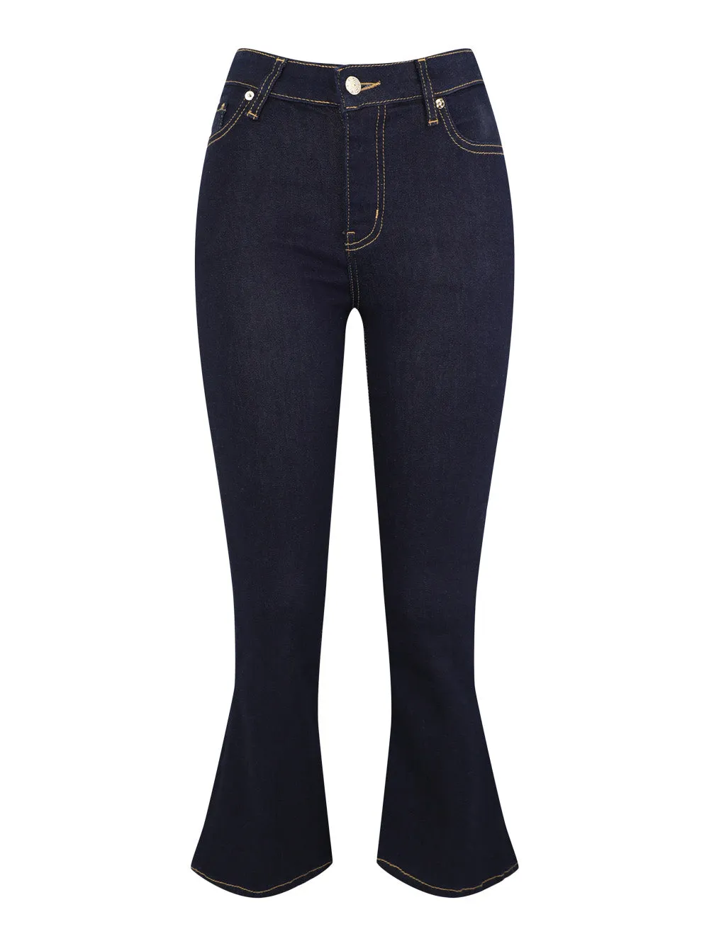 Frame Le Crop Mini Boot in Stargirl