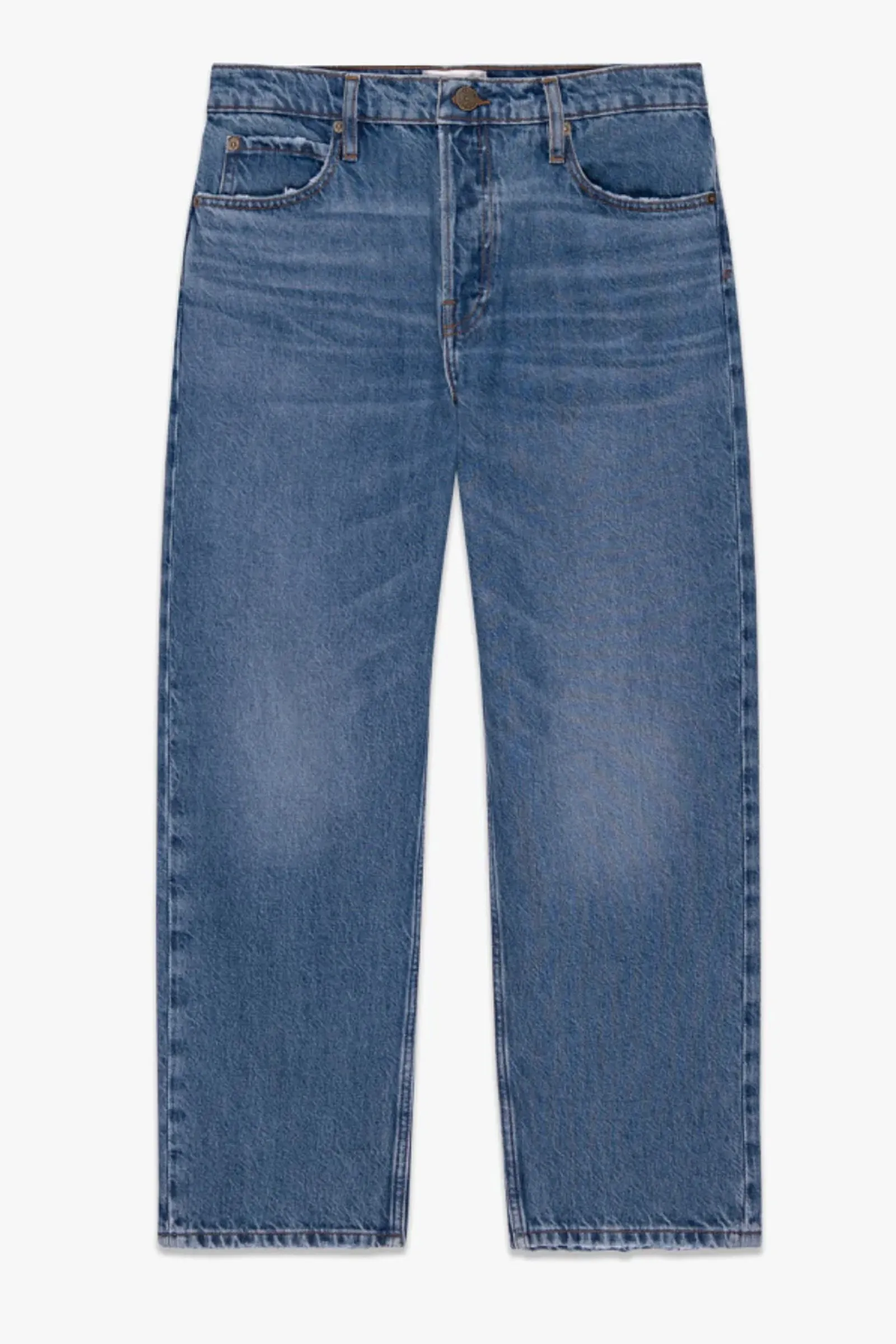 Frame The Slouchy Straight Jeans in Caramia