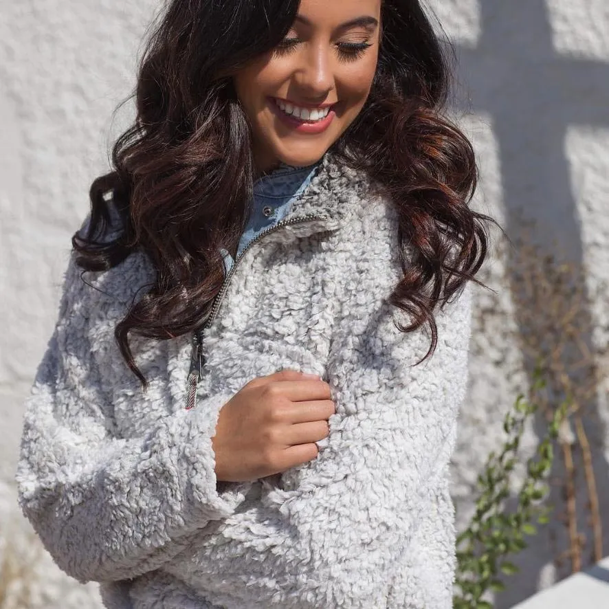 Frosty Tipped Women's Stadium Pullover