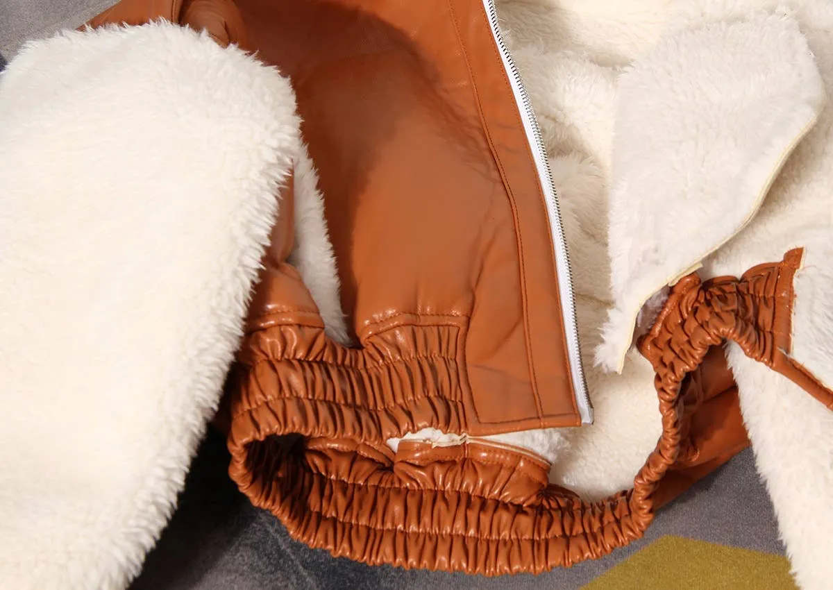 Fur Hooded Coat