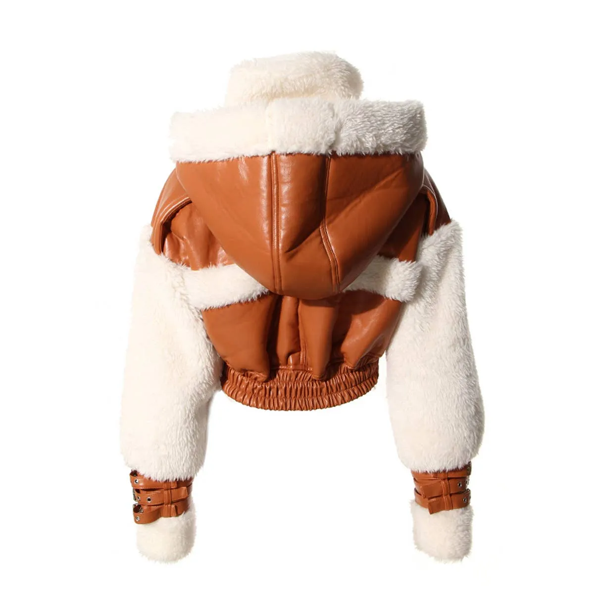 Fur Hooded Coat