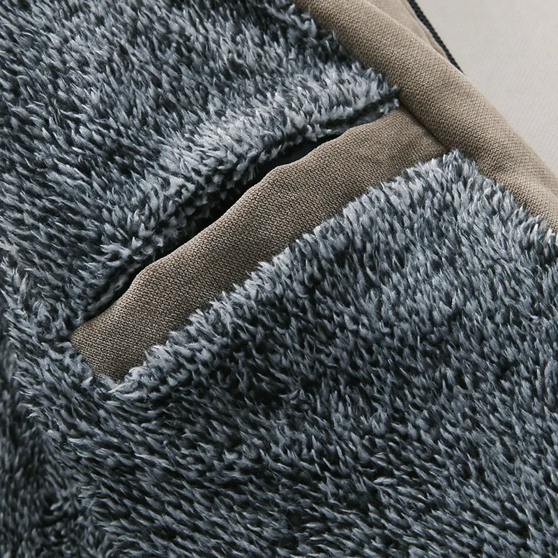 Fur Trim Collar Hooded Coat
