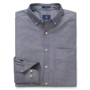 GANT Men's Classic Blue Eco Yarn Dyed PPO Button Down Shirt 3001910 Size M