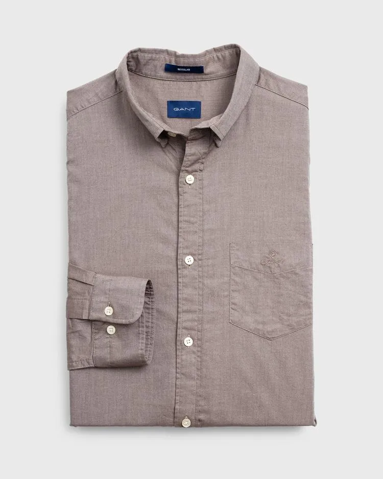 GANT Men's Dry Sand Winter Twill Button Down Shirt 3021430 Size M NWT